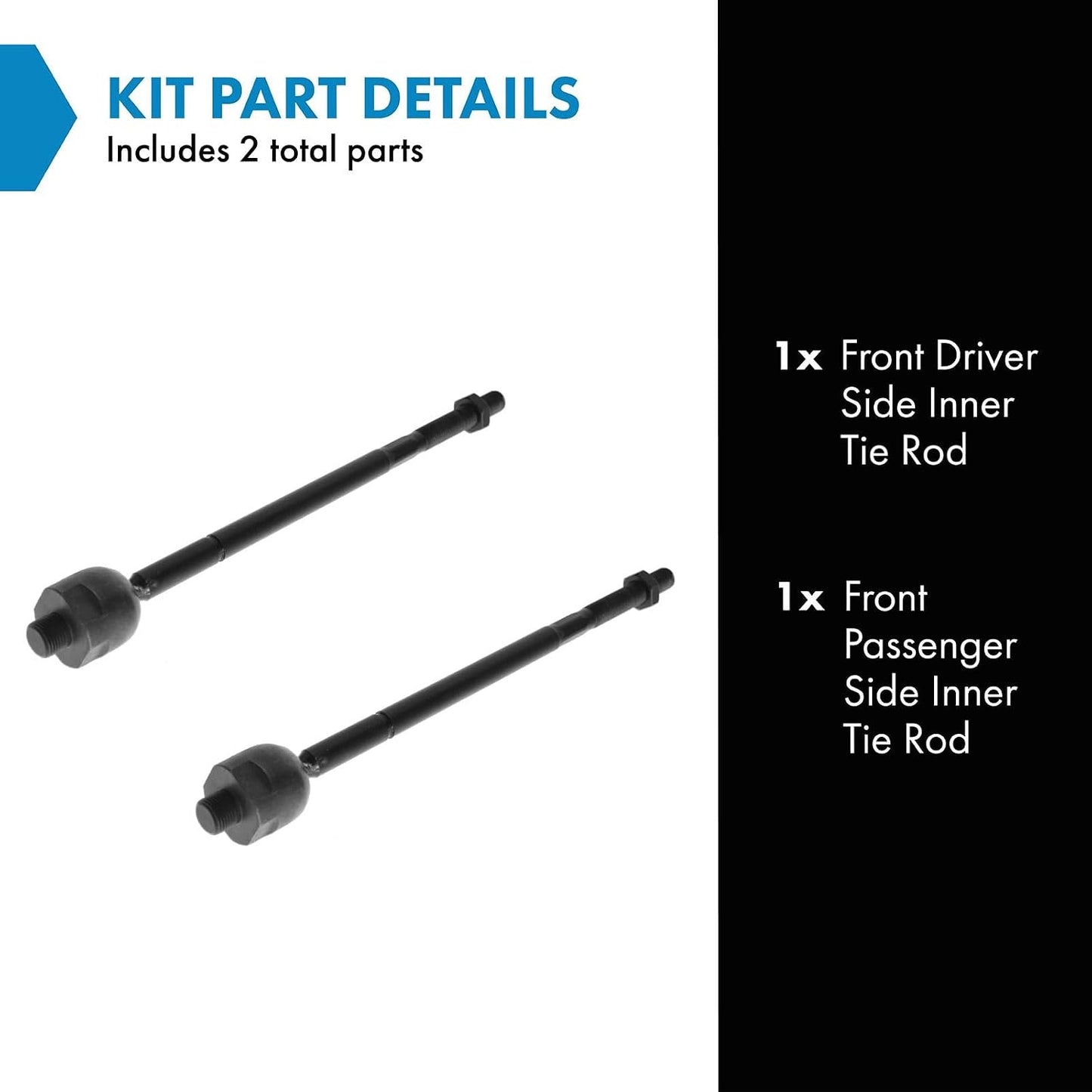 Set 2 Barras Acoplamiento Interior Buick Cadillac Chevy