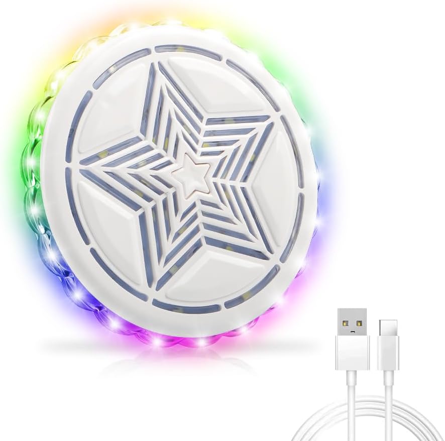 Luces techo automóvil LED control voz USB 6 modos