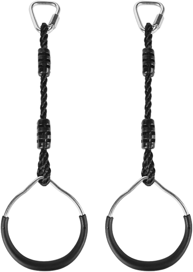Anillos ninja y barras slackline para niños y adultos
