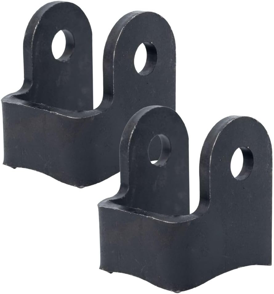 2 Soportes Choque Negro Curvados para Remolques