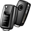 Funda llavero VW TPU suave 361 grados negro galvanizado