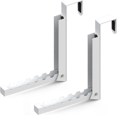 2 Ganchos plegables para colgar ropa sobre puerta