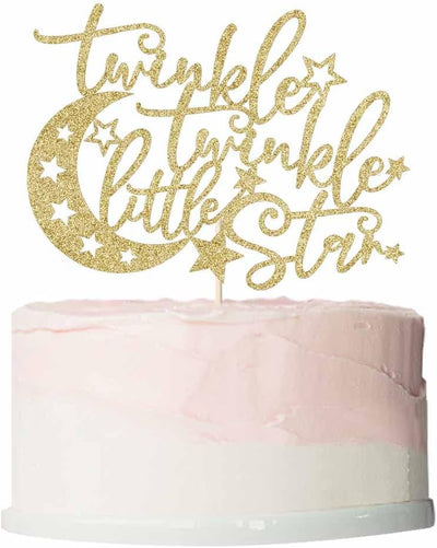 Decoración tartas Twinkle Little Star temática estrellas luna