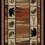 Alfombra lodge 2x8pulg 2'2"x7'7" multi 7463