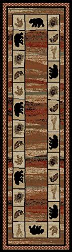 Alfombra lodge 2x8pulg 2'2"x7'7" multi 7463