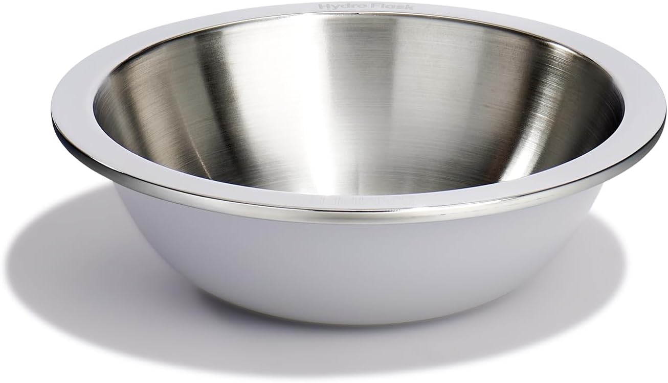 Tazón acero inox reutiliz. camping gris abedul