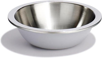 Tazón acero inox reutiliz. camping gris abedul