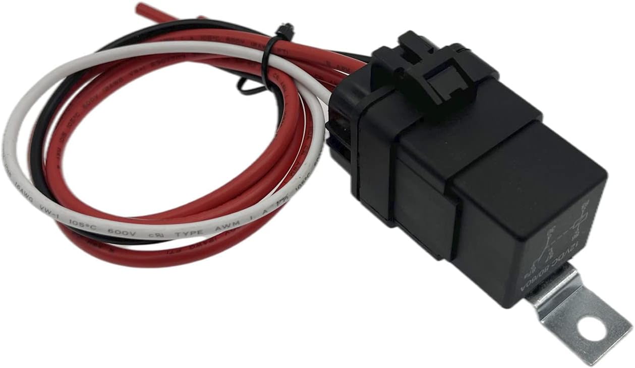 Relé automotriz impermeable 60/80A 12V 5Pin cables cobre