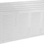 Cubierta ventilación HVAC 16x8" metal malla blanca set 5