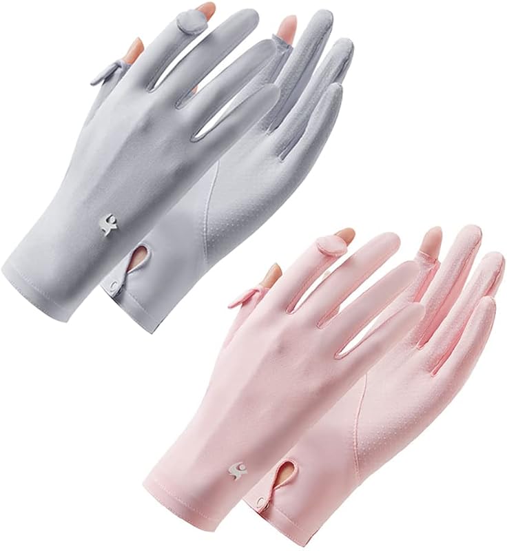 Guantes conducción mujer UPF 50 tactil verano