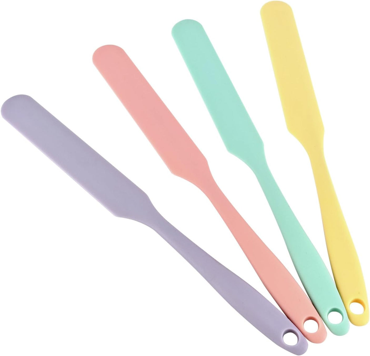 Set 4 Espátulas Silicona Antiadherentes 9.8pulg