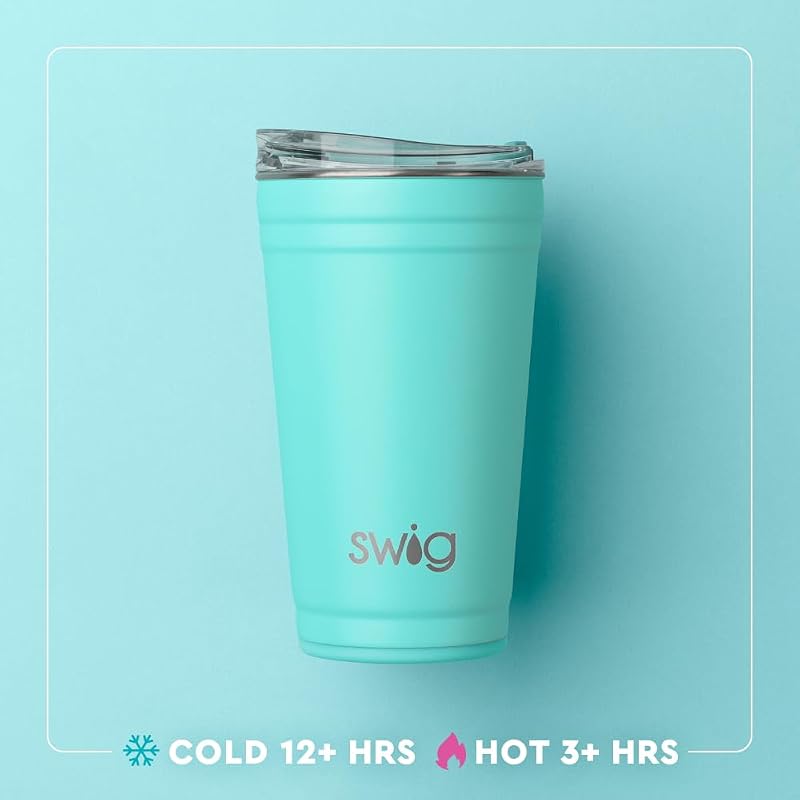 Vaso térmico acero inox 24oz apilable con tapa deslizante