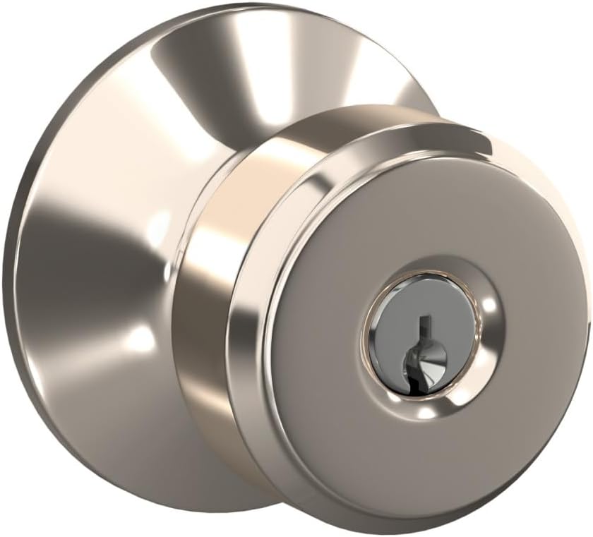 Pomo cerradura Schlage F51A BWE 618 Níquel Pulido