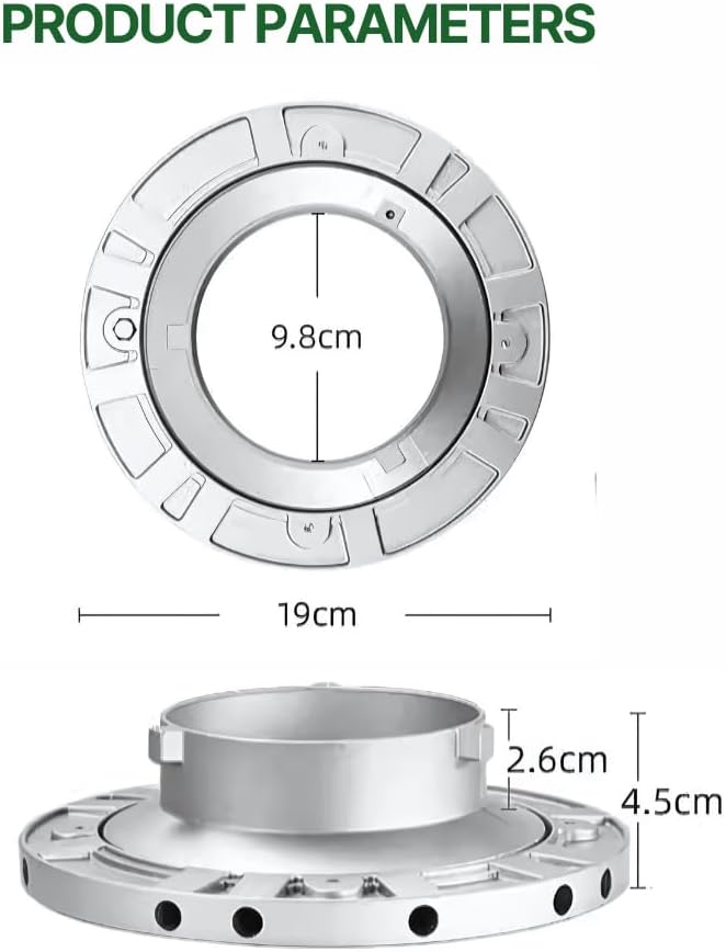 Anillo velocidad Speedring para Bowens S Studio Flash