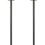 Perno bastón 24pulg cerrojo tierra puerta madera metal negro