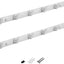 Ganchos blancos para abrigos estante 21.25" pared