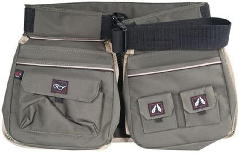 Chaleco malla bolsa trasera táctico verde rifle