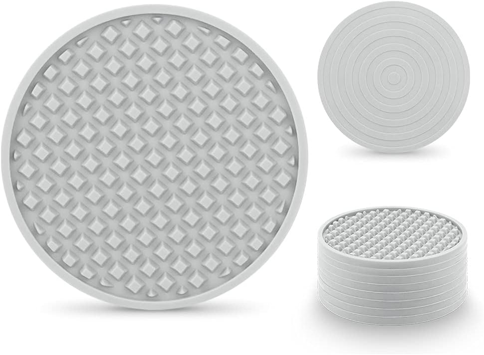 8 Pzas Posavasos Silicona Antiderrap Mesa