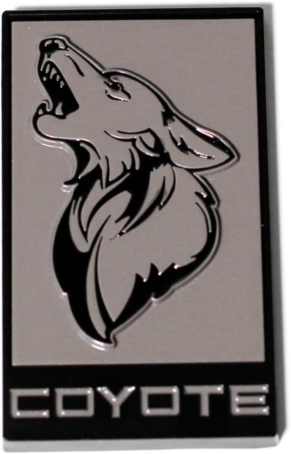 Insignia Coyote GT350 Emblema Aullando Gris Mustang OEM