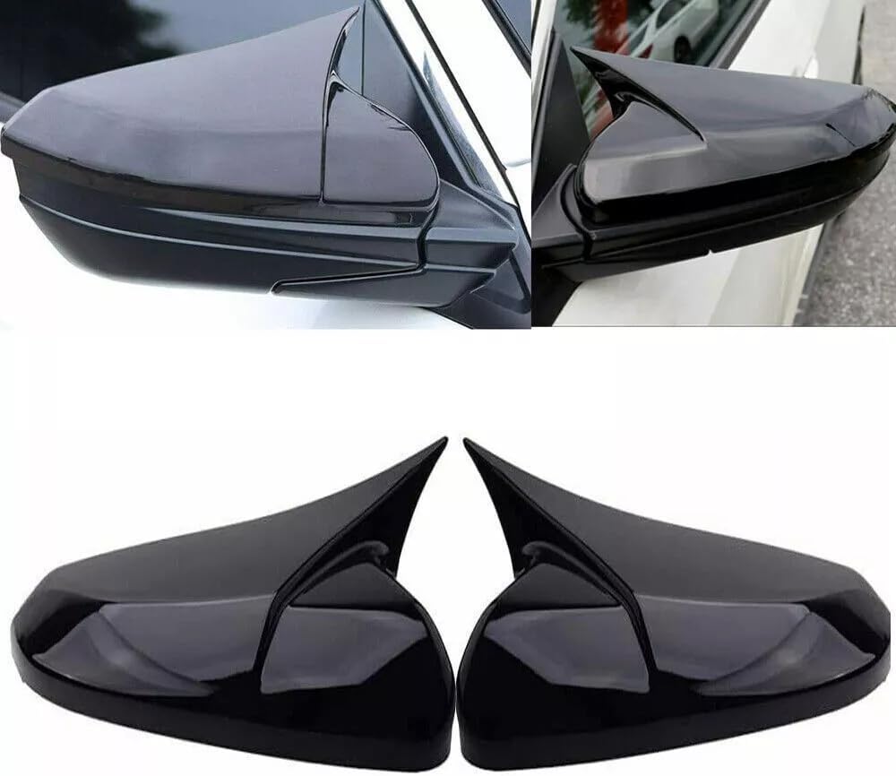 2 Pzas Cubierta Espejo Lateral Estilo Cuerno Buey Honda