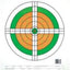 12 Pzas Rifle Fluorescente 100 Yd. Diámetro Pequeño