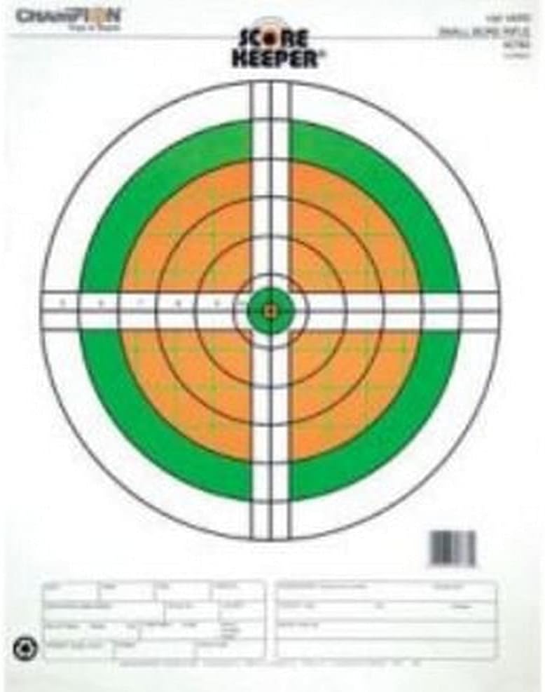 12 Pzas Rifle Fluorescente 100 Yd. Diámetro Pequeño
