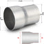 Conector adaptador escape 2.25pulg a 2.5pulg acero inox 304