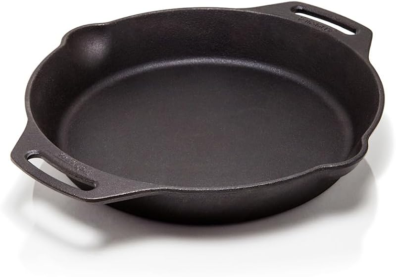 Sartén hierro fundido 12pulg cocina campamento asas