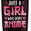 Vaso acero inox 20oz regalo anime para mujer