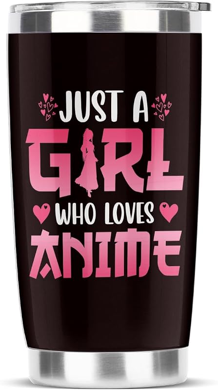 Vaso acero inox 20oz regalo anime para mujer