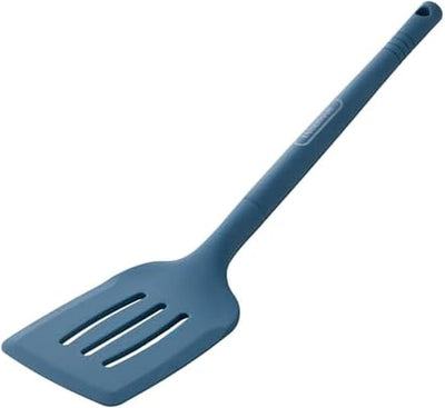 Espátula silicona ranurada 13pulg cocina profesional