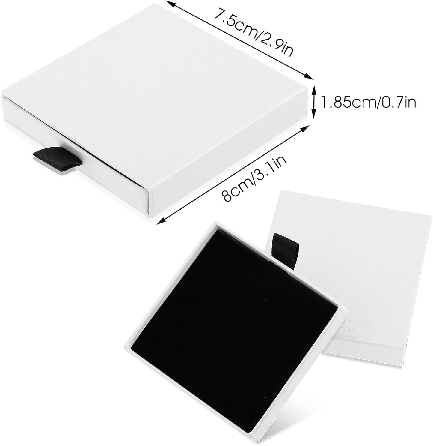 Caja regalo joyería 2 pzas organiz. kraft