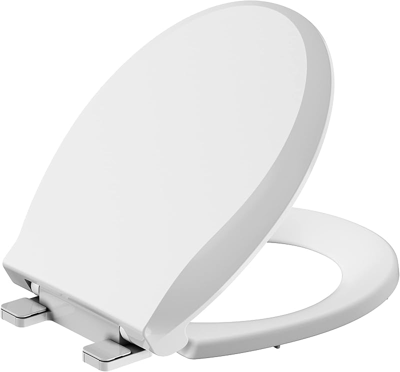 Asiento inodoro plástico 17" ajuste universal
