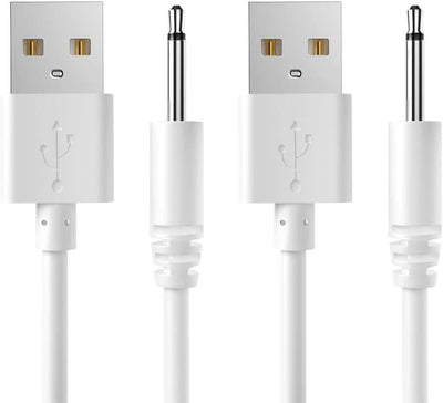 Cable USB DC 2.7pies carga rápida 0.098pulg set 2