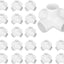 Pack 20 Conectores PVC 1/2pulg 5 Vías para Estantes DIY