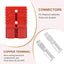 Conector batería 350A 600V 4PC Rojo