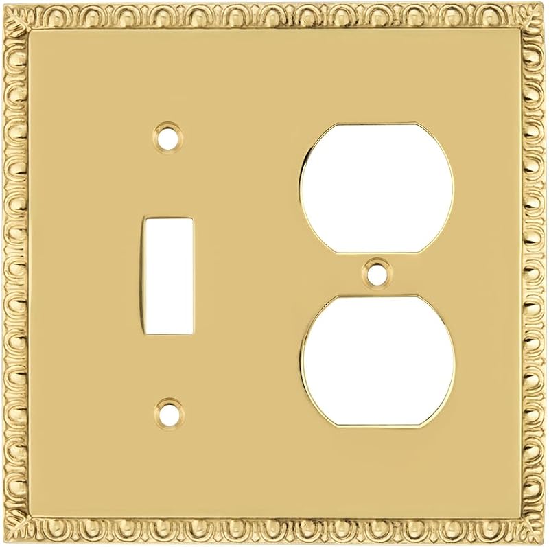 Cubierta placa interruptor eléctrico Egg & Dart