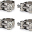 Abrazaderas manguera acero inox 304 T 1.02-1.10" 4 Pzas
