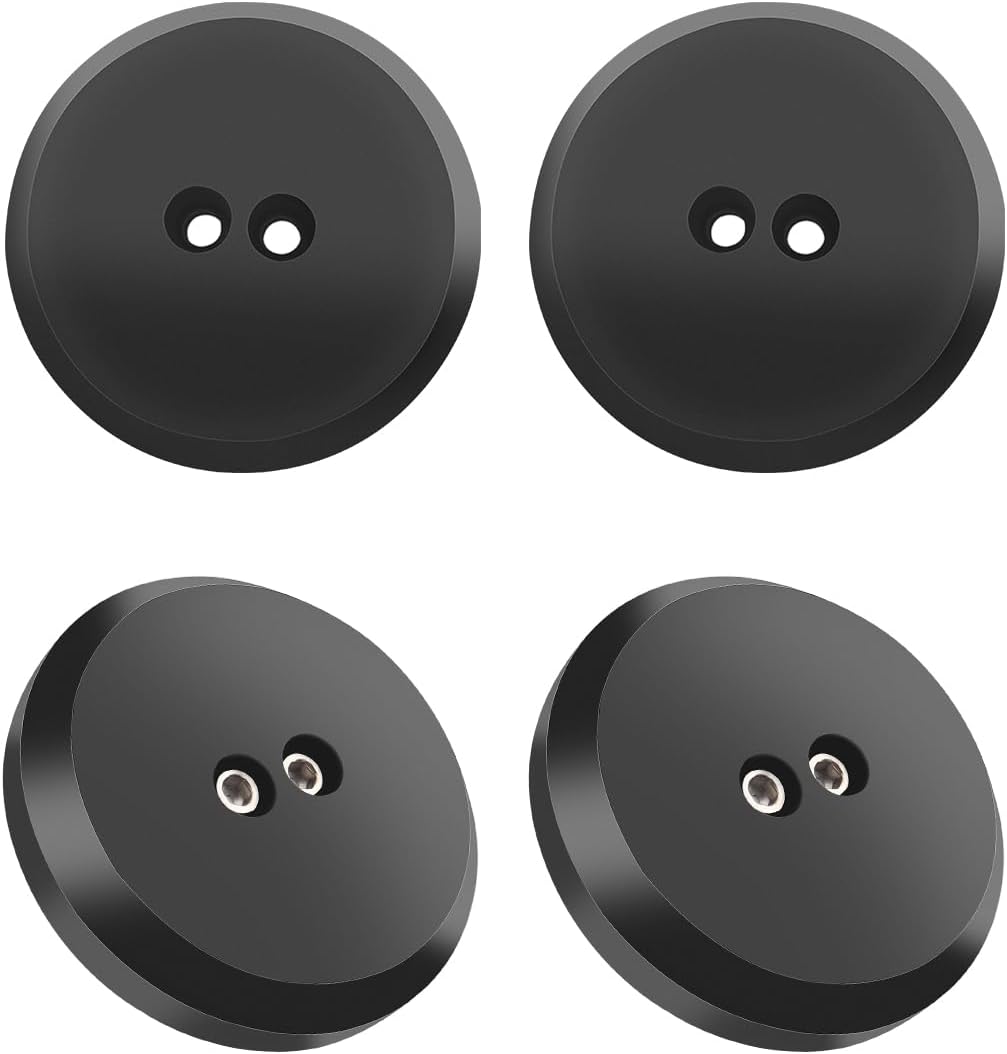 Adaptador aluminio para Corvette C5-C8 riel Porsche negro