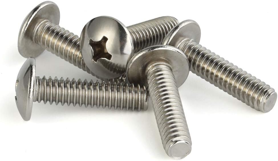 Tornillos acero inox 1/4-20 x 3/4 rosca completa 25 pzas