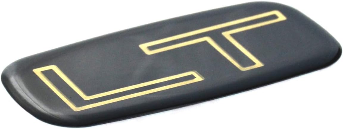 2 Pzas Emblema Placa Chevrolet Silverado 99-07 Oro/Negro