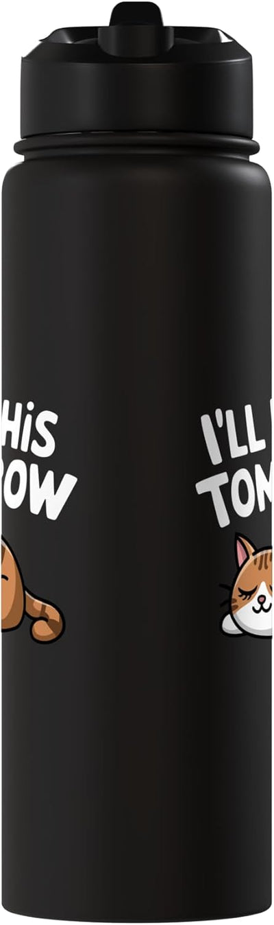 Bote de agua aislado para gatos de acero inoxidable sin BPA
