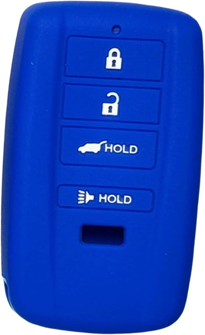 Funda silicona llavero protector Acura 2015-22 4 botones azul
