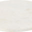 Mesa Giratoria de Mármol Blanco para Cocina y Comedor