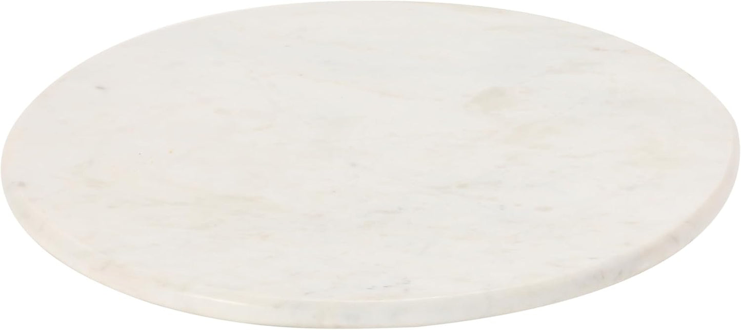 Mesa Giratoria de Mármol Blanco para Cocina y Comedor