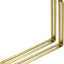 Soportes L acero inox doble ranura 7.87x0.95x6.54"