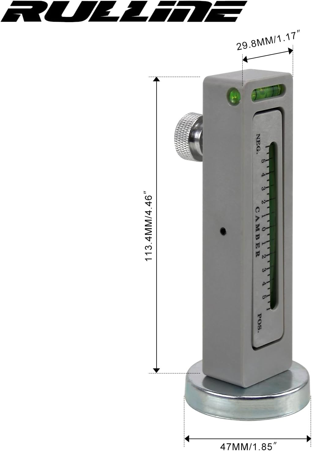 Herramienta magnética alineación ruedas y puntal