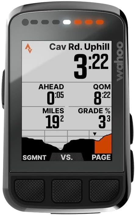 Computadora GPS Wahoo Elemnt Bolt para bicicleta negro