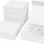 Cajas regalo 5 Pzas 3.5x3.5" para joyería blanca