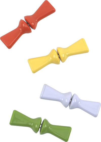 8 Soportes Maíz Brochetas Acero Colores Surtidos